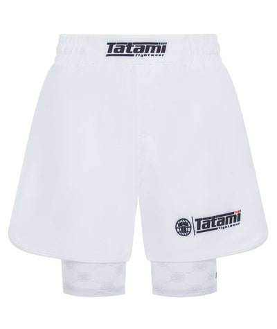 Ladies Refine Hybrid Shorts - White
