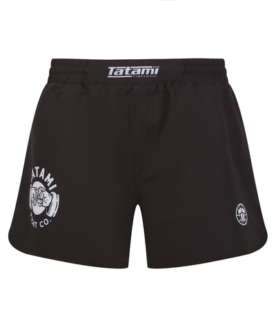 Fist Bump High Cut Shorts - Black