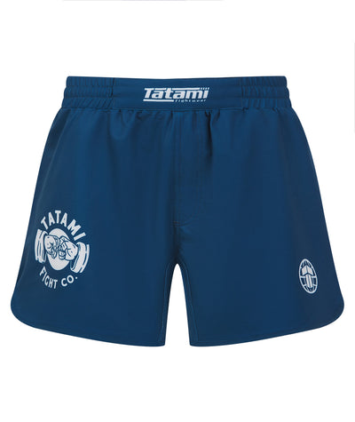 Fist Bump High Cut Shorts - Blue