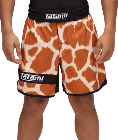 Kids Recharge Grappling Shorts - Giraffe