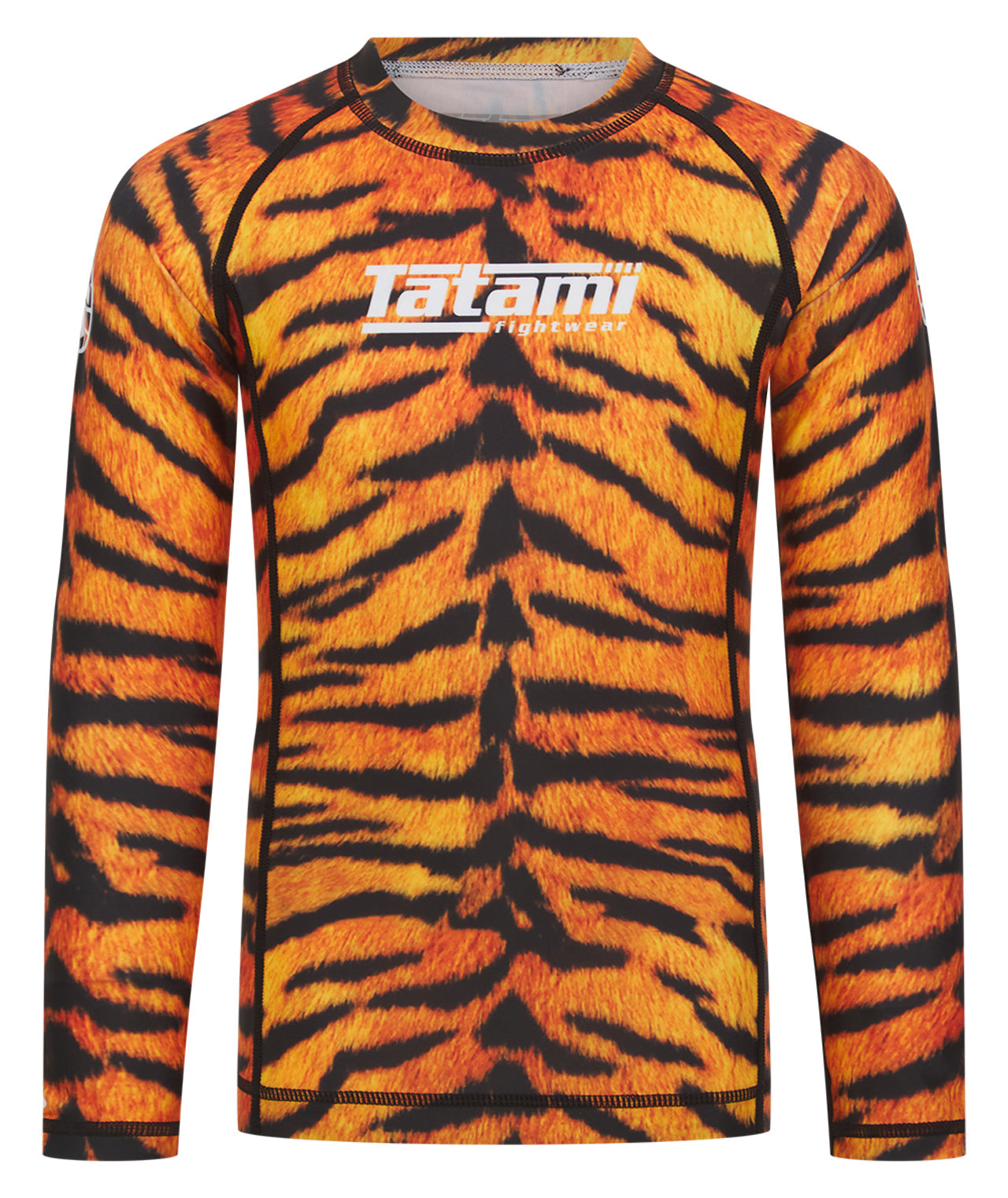 Kids Helena Long Sleeve Rash Guard - Tiger – Tatami Fightwear Europe