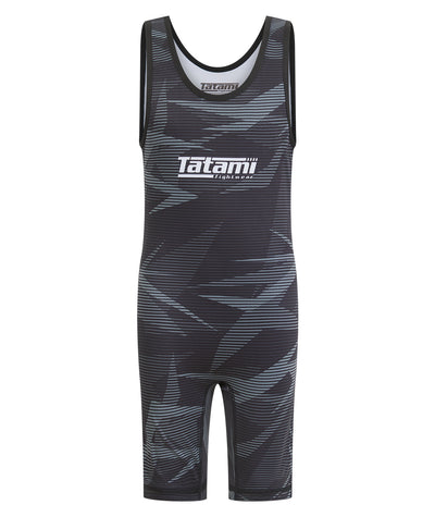 Kids Wrestling Singlets - Black