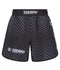 Ladies Abstract High Cut Shorts - Black & Grey