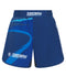 Ladies Abstract High Cut Shorts - Blue