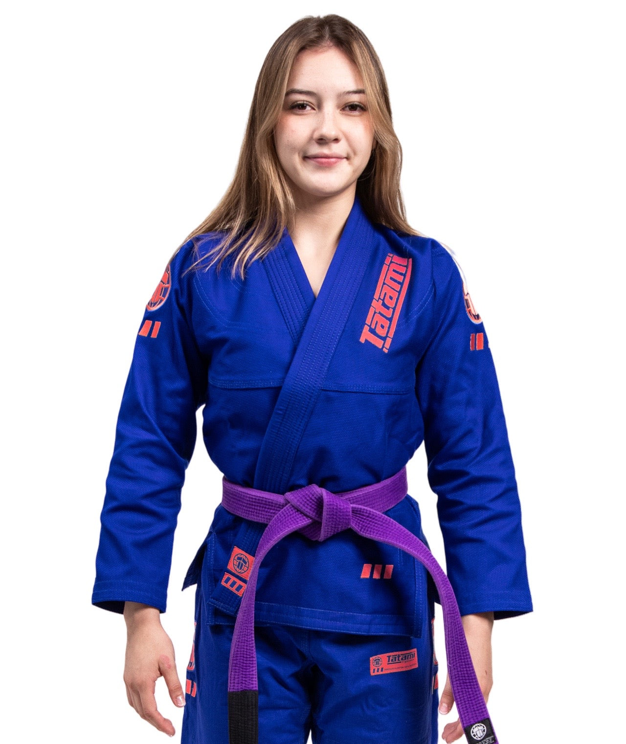 Roses Gi Ladies Pro Series Gi - Blue & Wild Rose – Tatami Fightwear Europe