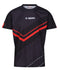 Abstract Mesh Grapple T-Shirt - Black & Red