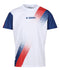 Abstract Mesh Grapple T-Shirt - White & Navy