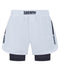 IBJJF Ranked Hybrid Shorts - Black & White
