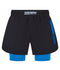 IBJJF Ranked Hybrid Shorts - Blue