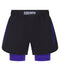 IBJJF Ranked Hybrid Shorts - Purple