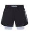 IBJJF Ranked Hybrid Shorts - White