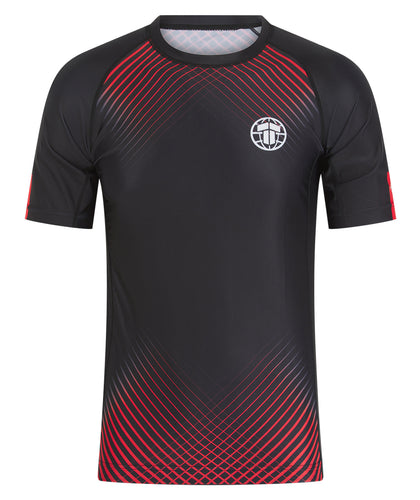 Rash Guard Tatami Fightwear Homme - Logo Rouge Double Face - Taille S - Modèle Wild Giza's - Occasion
