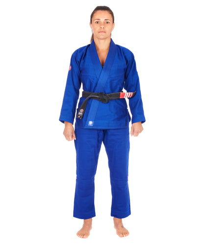 Women's Judo Stretchy Leggings, Classic Judo Blue Gi Style Design, Nogi  Grappling, MMA -  Denmark